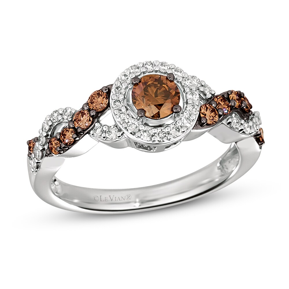 Le Vian Chocolate Diamond Ring 3/4 ct tw 14K Vanilla Gold m1GnX4Vl Le Vian Chocolate Diamond Ring 3/4 ct tw 14K Vanilla Gold m1GnX4Vl