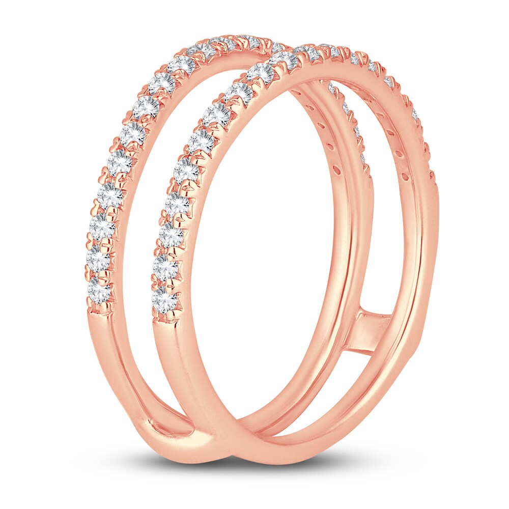 Diamond Enhancer Band 3/8 ct tw Round 14K Rose Gold m3nYLCeY Diamond Enhancer Band 3/8 ct tw Round 14K Rose Gold m3nYLCeY