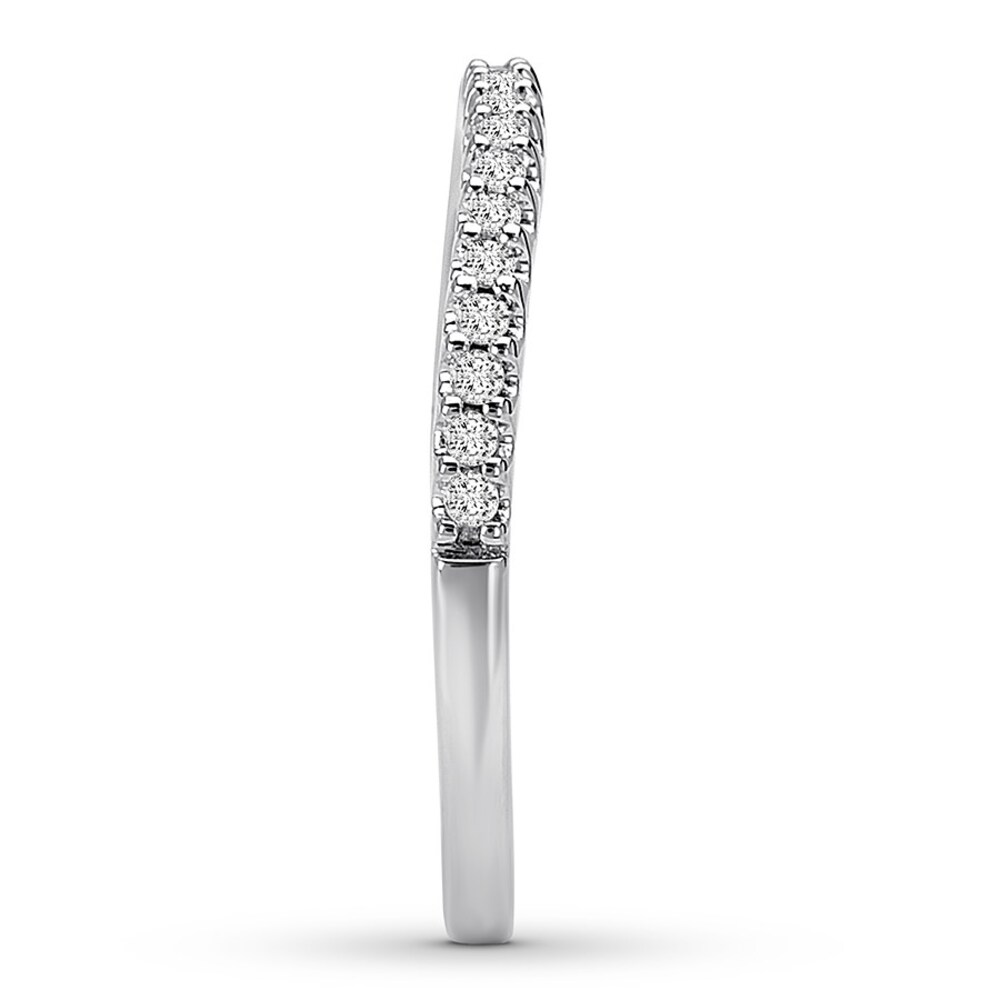 Diamond Anniversary Band 1/6 ct tw Round-cut 14K White Gold m6B1cTJe Diamond Anniversary Band 1/6 ct tw Round-cut 14K White Gold m6B1cTJe