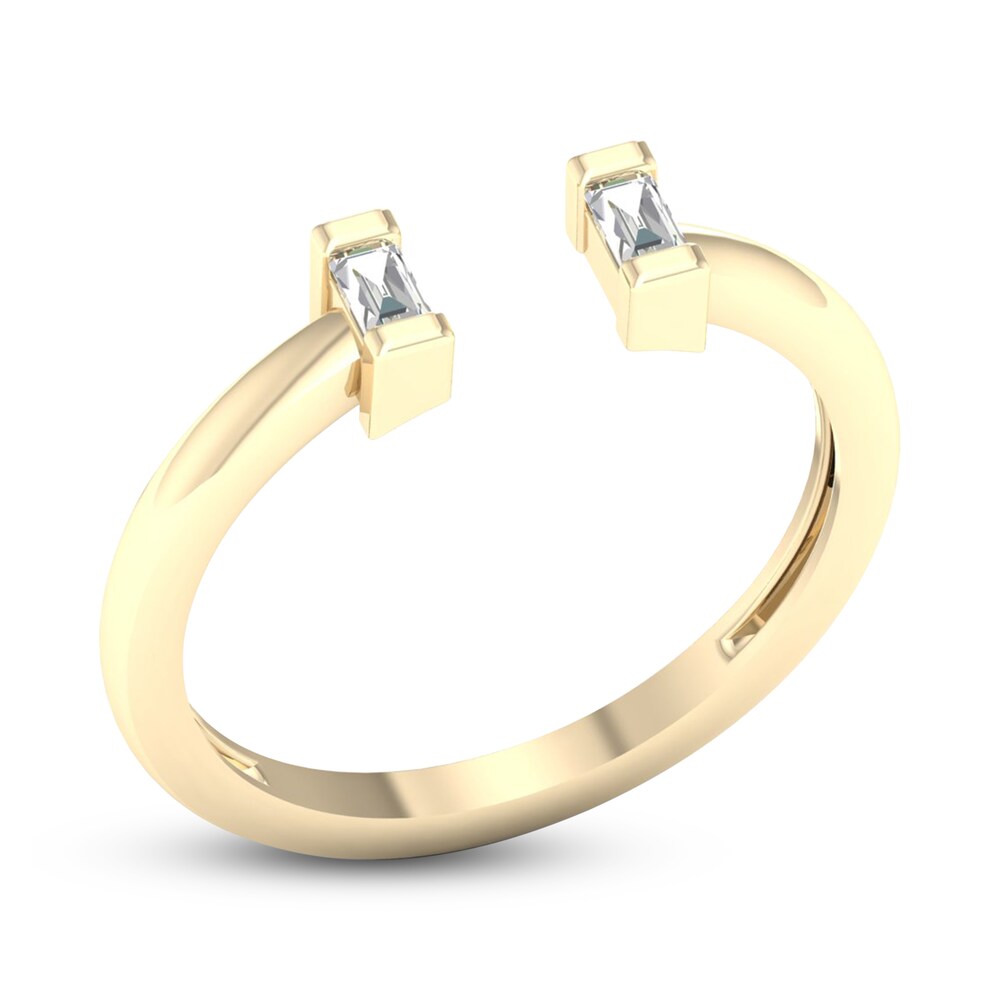 Diamond Open Cuff Wedding Band 1/10 ct tw Baguette 14K Yellow Gold mALmZFsa Diamond Open Cuff Wedding Band 1/10 ct tw Baguette 14K Yellow Gold mALmZFsa