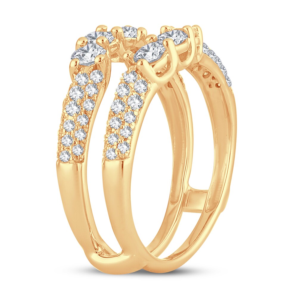 Diamond Enhancer Ring 1 ct tw Round 14K Yellow Gold mD9BdgZQ Diamond Enhancer Ring 1 ct tw Round 14K Yellow Gold mD9BdgZQ