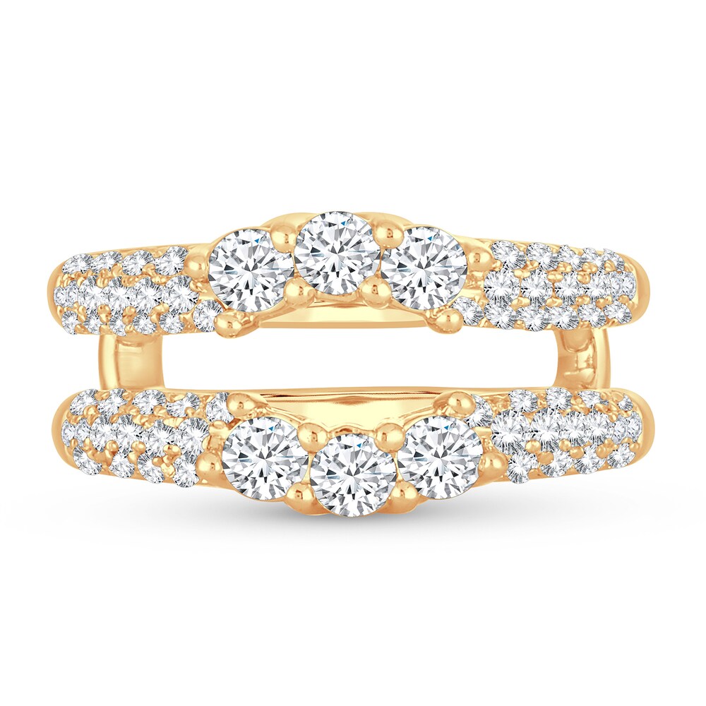 Diamond Enhancer Ring 1 ct tw Round 14K Yellow Gold mD9BdgZQ Diamond Enhancer Ring 1 ct tw Round 14K Yellow Gold mD9BdgZQ