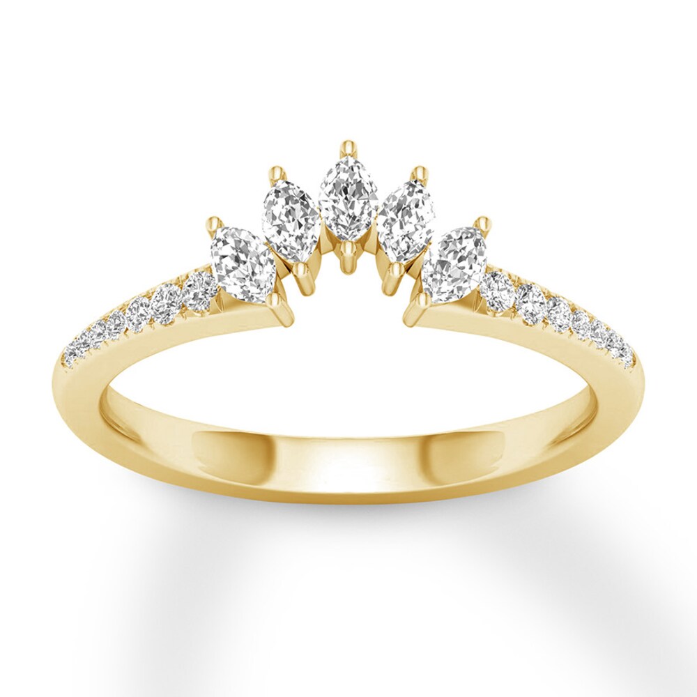 Diamond Contour Ring 1/3 ct tw Marquise/Round 14K Yellow Gold mFTnqH5v Diamond Contour Ring 1/3 ct tw Marquise/Round 14K Yellow Gold mFTnqH5v
