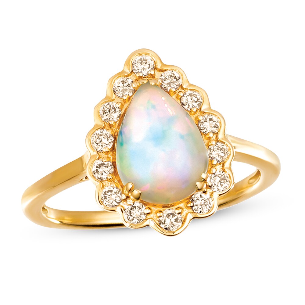 Le Vian Opal Ring 1/4 ct tw Diamonds 14K Honey Gold mKWtxkfQ Le Vian Opal Ring 1/4 ct tw Diamonds 14K Honey Gold mKWtxkfQ