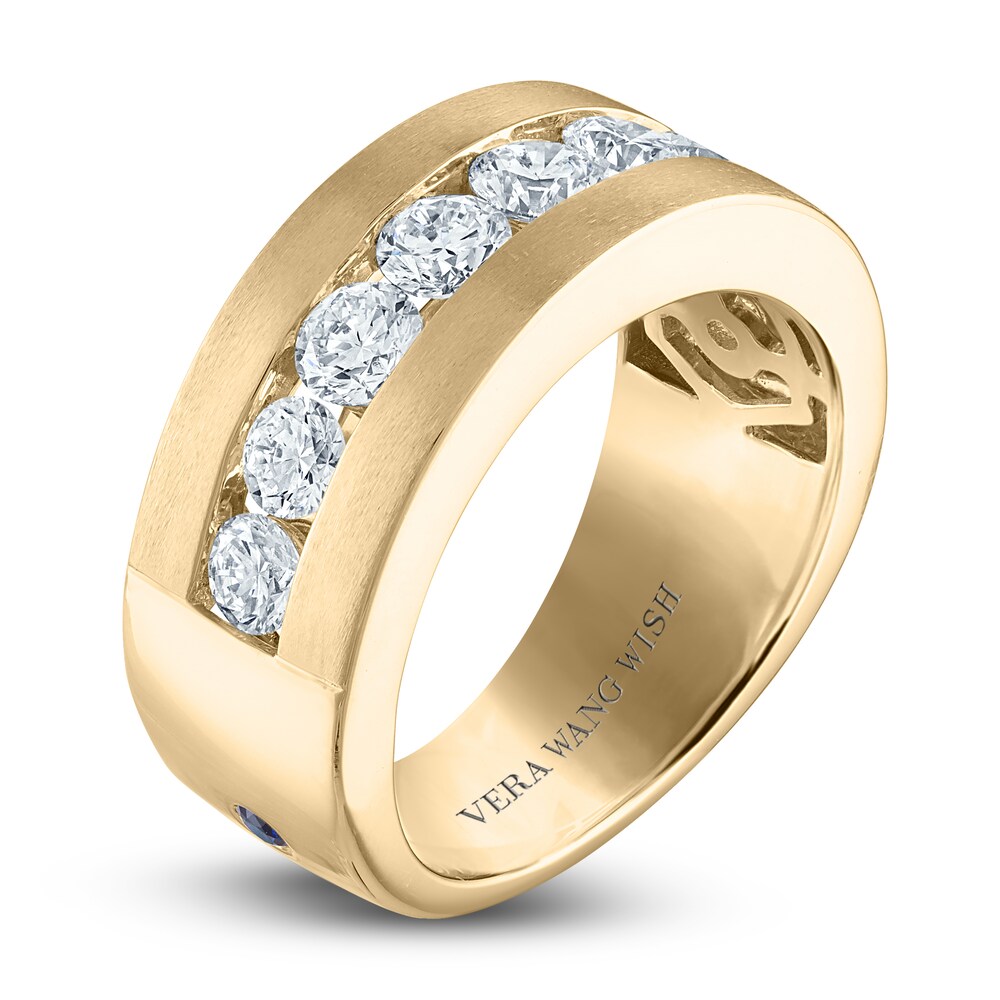 Vera Wang WISH Men\'s Lab-Created Diamond Ring 2 ct tw Round 14K Yellow Gold mO2Ftvnf Vera Wang WISH Men\'s Lab-Created Diamond Ring 2 ct tw Round 14K Yellow Gold mO2Ftvnf