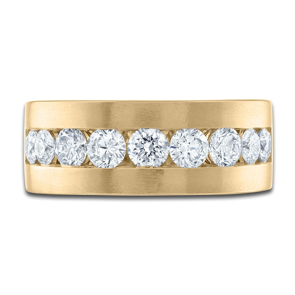 Vera Wang WISH Men\'s Lab-Created Diamond Ring 2 ct tw Round 14K Yellow Gold mO2Ftvnf Vera Wang WISH Men\'s Lab-Created Diamond Ring 2 ct tw Round 14K Yellow Gold mO2Ftvnf