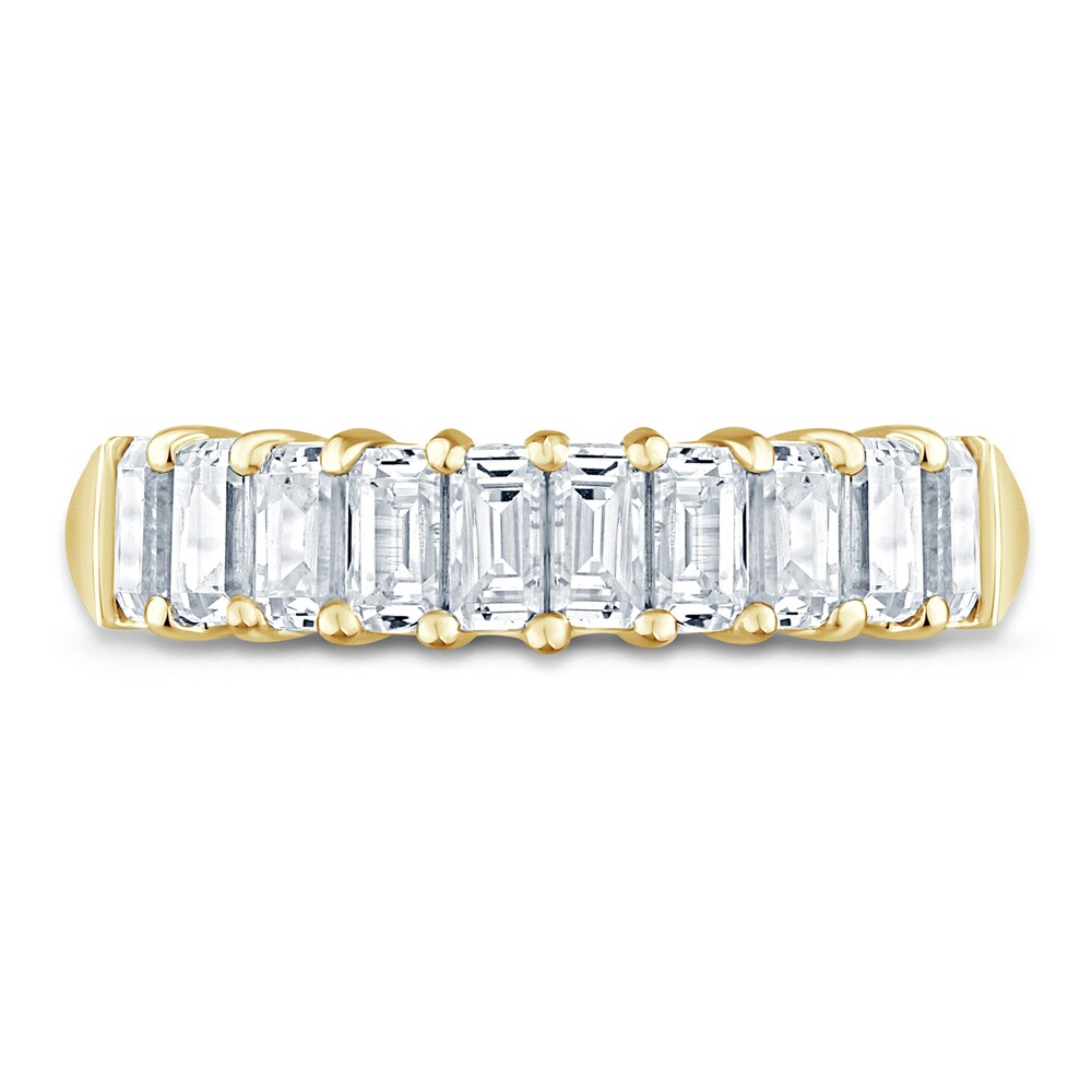Pnina Tornai Lab-Created Diamond Anniversary Band 2 ct tw Emerald 14K Yellow Gold mTMknK21