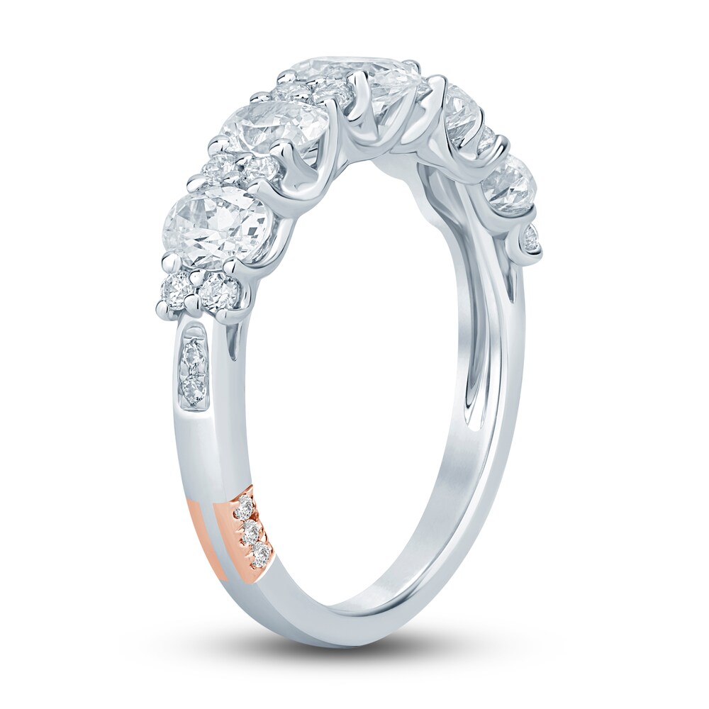Pnina Tornai Lab-Created Diamond Anniversary Ring 1-1/2 ct tw Round/Oval 14K White Gold mYuZfuBc Pnina Tornai Lab-Created Diamond Anniversary Ring 1-1/2 ct tw Round/Oval 14K White Gold mYuZfuBc
