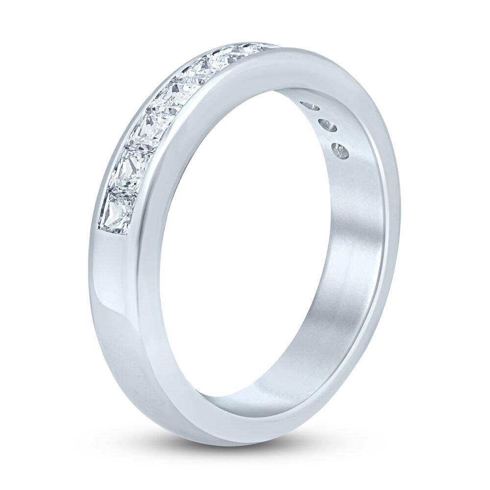 Diamond Anniversary Ring 1 ct tw Princess 14K White Gold mjE01o6H Diamond Anniversary Ring 1 ct tw Princess 14K White Gold mjE01o6H