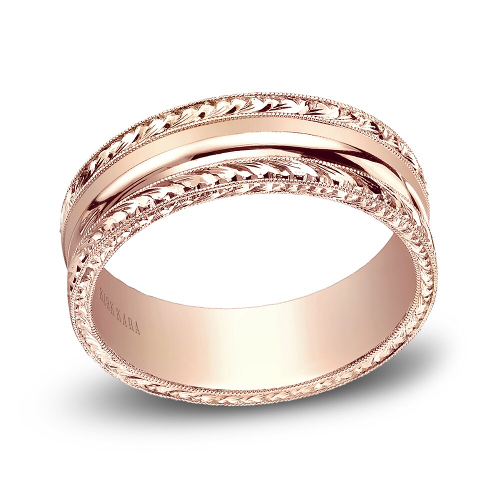 Kirk Kara Men's Detailed Wedding Band 14K Rose Gold mkZn1yZV Kirk Kara Men's Detailed Wedding Band 14K Rose Gold mkZn1yZV