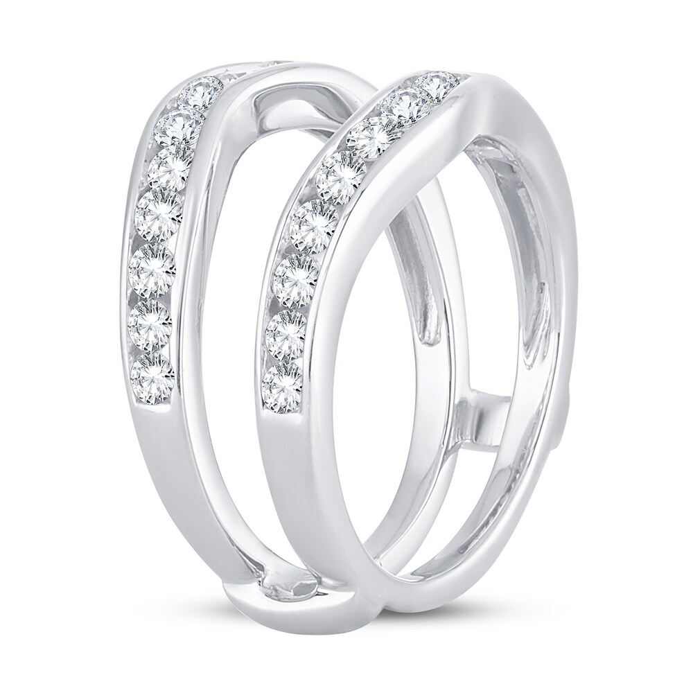 Diamond Enhancer Ring 1 ct tw Round 14K White Gold mlfkLHBl Diamond Enhancer Ring 1 ct tw Round 14K White Gold mlfkLHBl