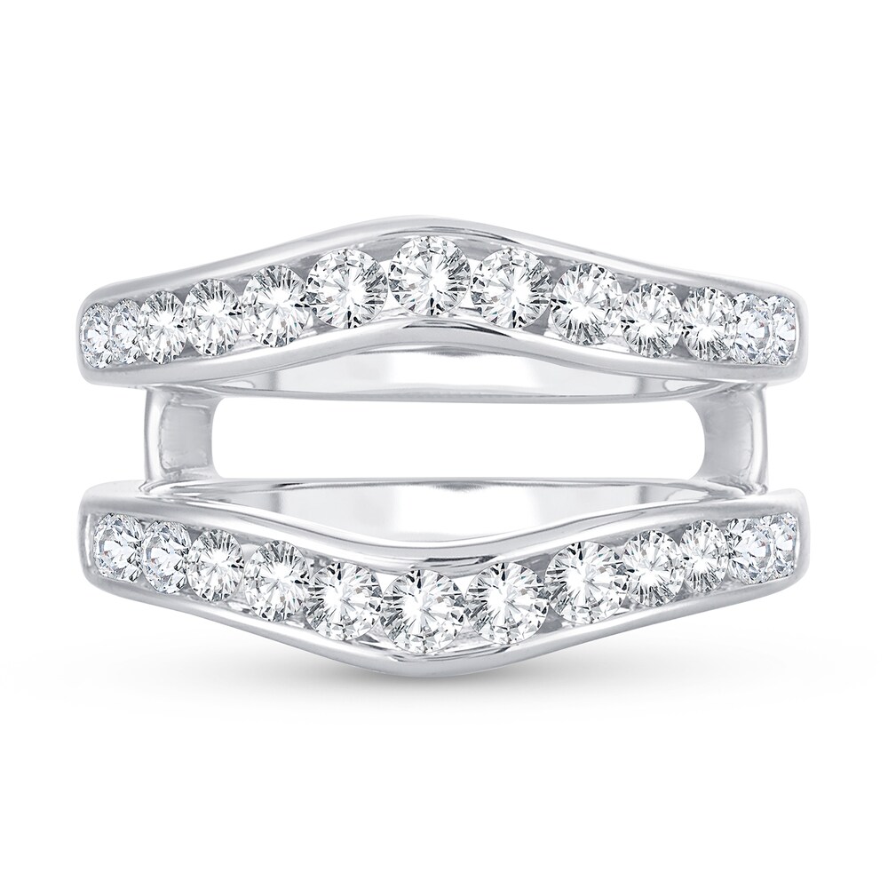 Diamond Enhancer Ring 1 ct tw Round 14K White Gold mlfkLHBl Diamond Enhancer Ring 1 ct tw Round 14K White Gold mlfkLHBl