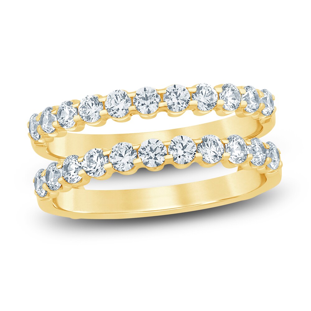 Diamond Insert Ring 1 ct tw Round 14K Yellow Gold mqkKu3Mj