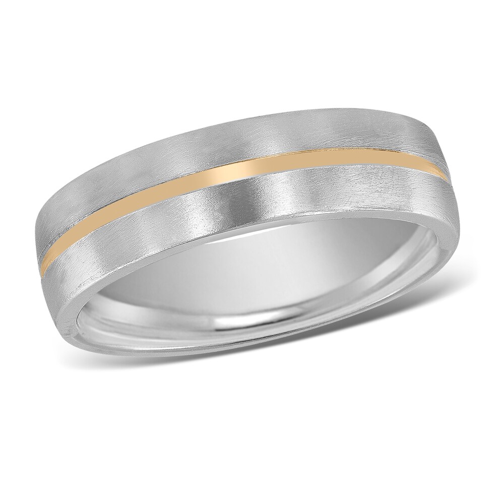 Men's Wedding Band 14K Two-Tone Gold 6mm mtaS4ZKH Men's Wedding Band 14K Two-Tone Gold 6mm mtaS4ZKH