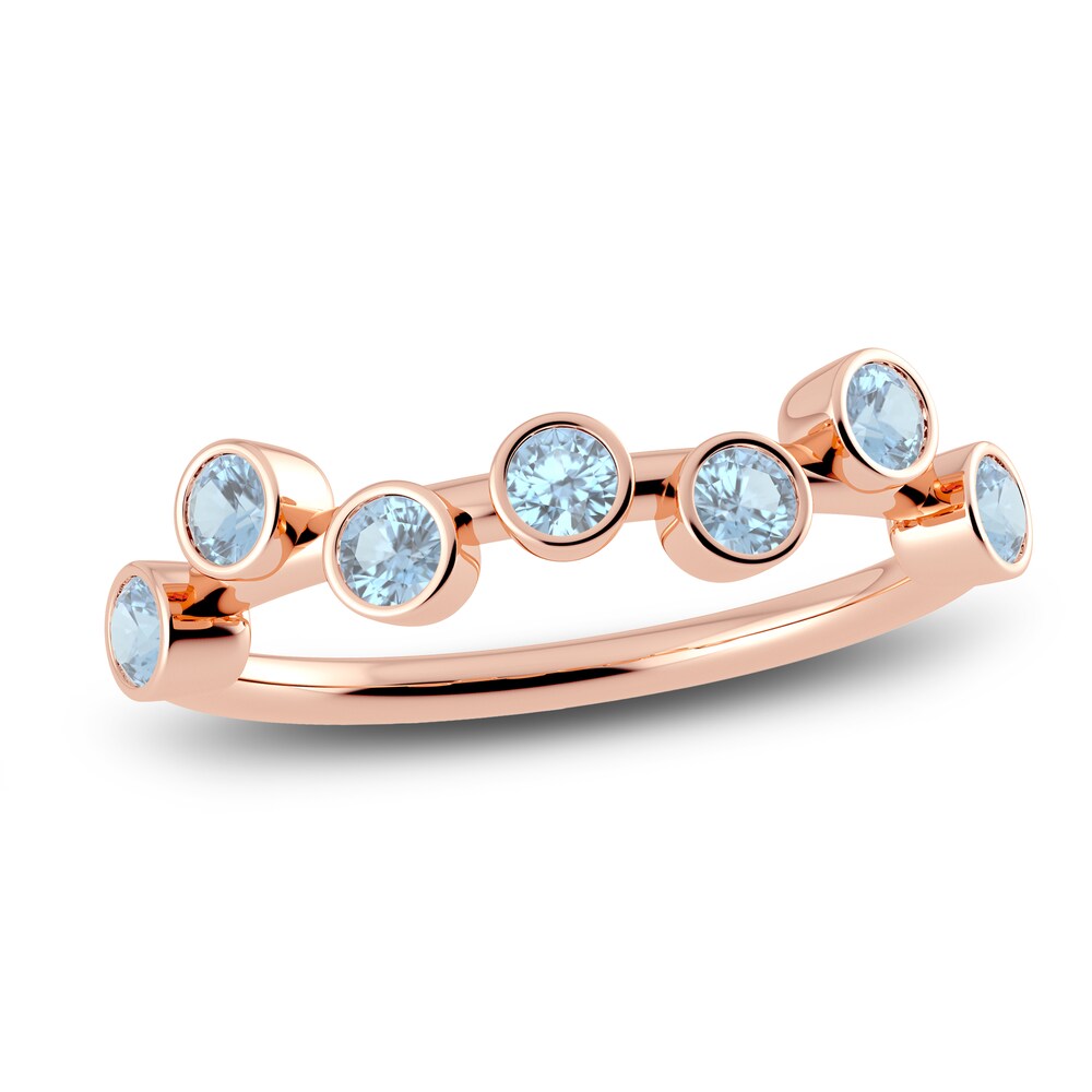 Juliette Maison Natural Aquamarine Ring 10K Rose Gold n5kZb2pA Juliette Maison Natural Aquamarine Ring 10K Rose Gold n5kZb2pA