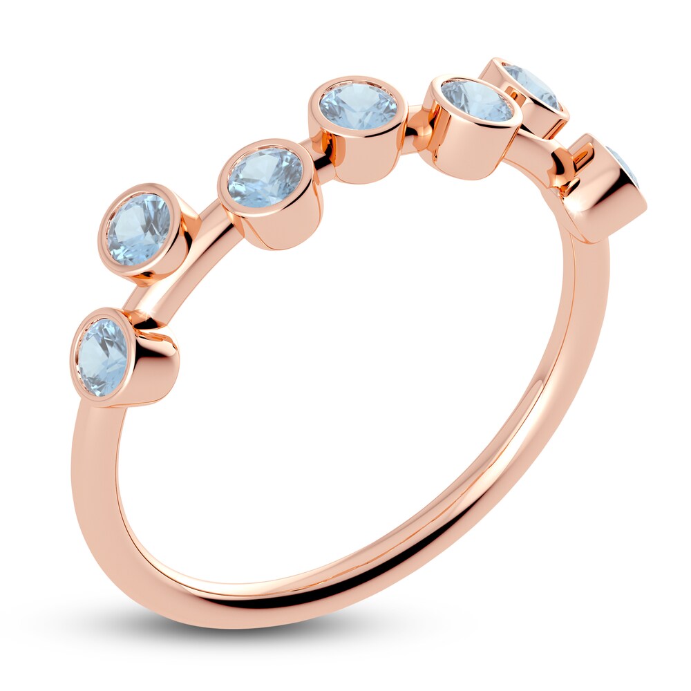 Juliette Maison Natural Aquamarine Ring 10K Rose Gold n5kZb2pA Juliette Maison Natural Aquamarine Ring 10K Rose Gold n5kZb2pA