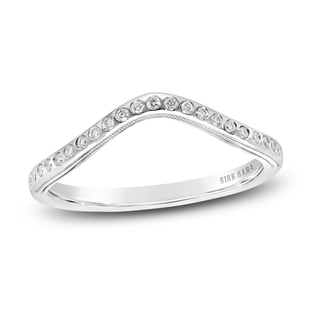Kirk Kara Diamond Contour Wedding Band 1/10 ct tw Round 18K White Gold nCcoYRKV Kirk Kara Diamond Contour Wedding Band 1/10 ct tw Round 18K White Gold nCcoYRKV