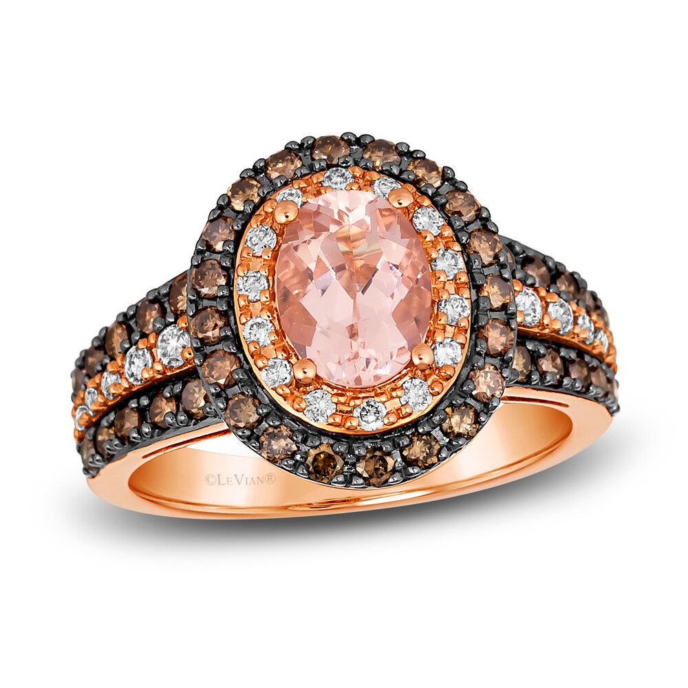 Le Vian Natural Morganite Ring 7/8 ct tw Diamonds 14K Strawberry Gold nDg4mT2L Le Vian Natural Morganite Ring 7/8 ct tw Diamonds 14K Strawberry Gold nDg4mT2L