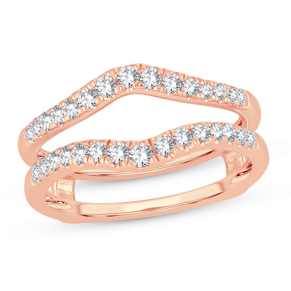 Diamond Enhancer Ring 1/2 ct tw Round 14K Rose Gold nG0vKlab Diamond Enhancer Ring 1/2 ct tw Round 14K Rose Gold nG0vKlab