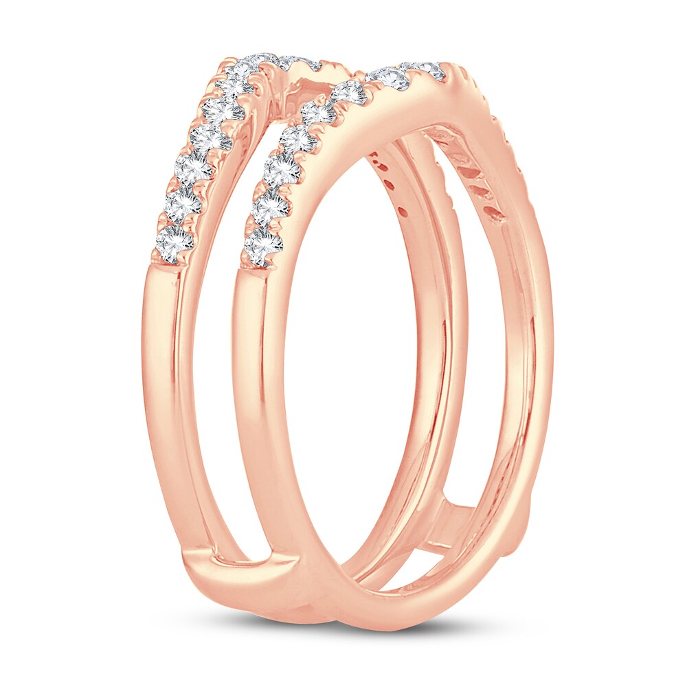 Diamond Enhancer Ring 1/2 ct tw Round 14K Rose Gold nG0vKlab Diamond Enhancer Ring 1/2 ct tw Round 14K Rose Gold nG0vKlab
