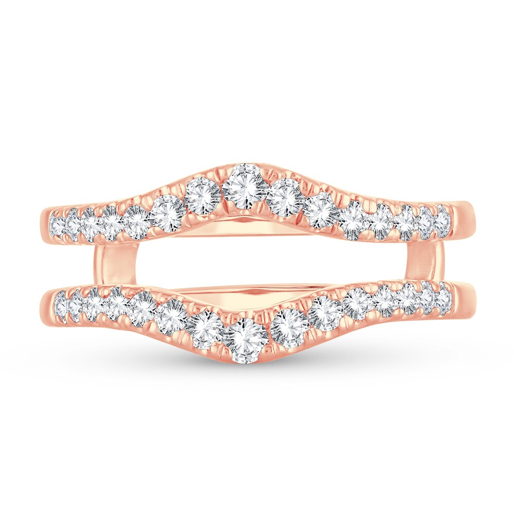 Diamond Enhancer Ring 1/2 ct tw Round 14K Rose Gold nG0vKlab Diamond Enhancer Ring 1/2 ct tw Round 14K Rose Gold nG0vKlab