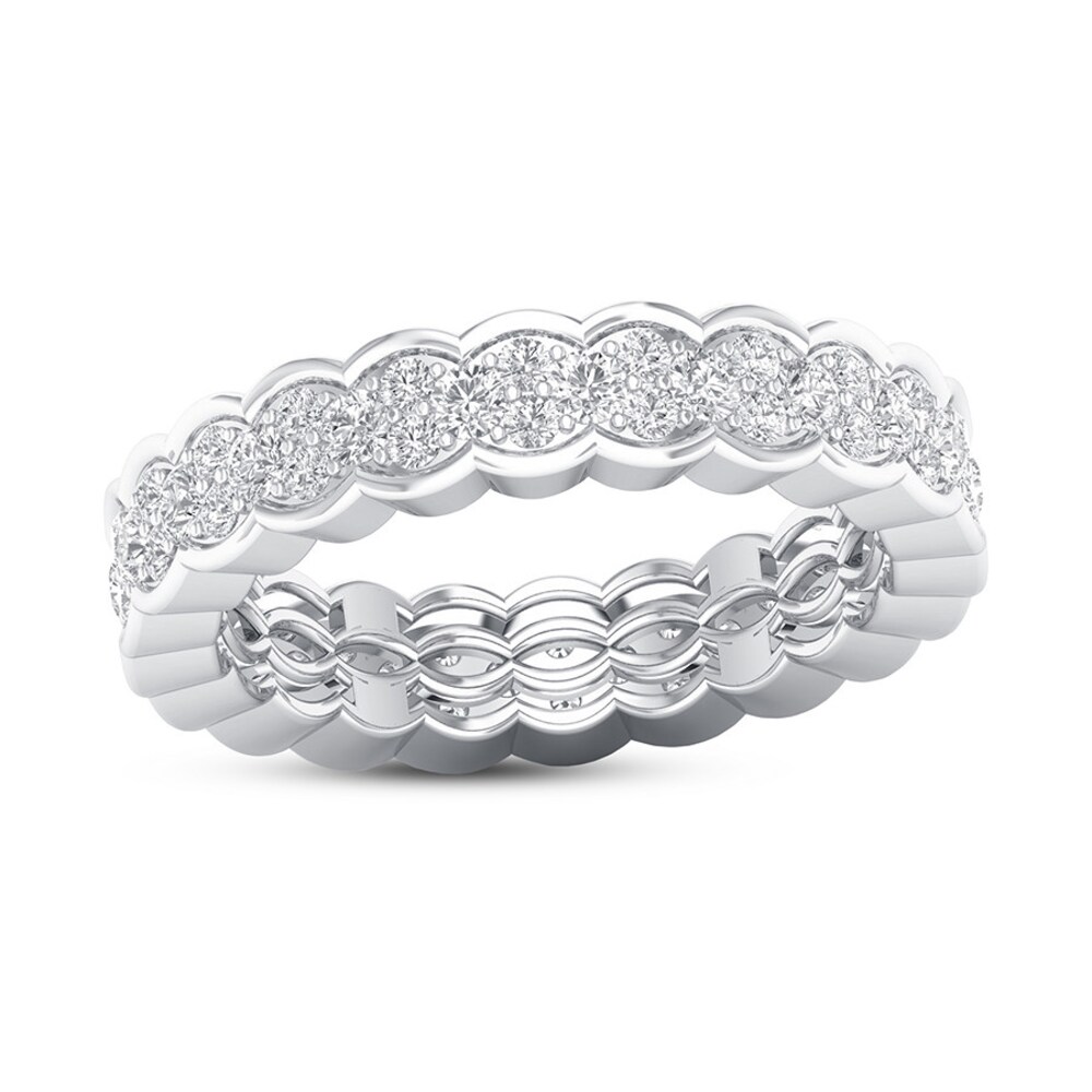 Diamond Eternity Band 1 ct tw Round 14K White Gold nPrUZNnI Diamond Eternity Band 1 ct tw Round 14K White Gold nPrUZNnI