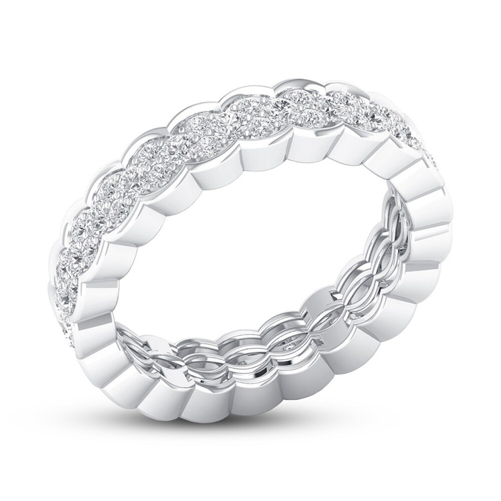 Diamond Eternity Band 1 ct tw Round 14K White Gold nPrUZNnI Diamond Eternity Band 1 ct tw Round 14K White Gold nPrUZNnI