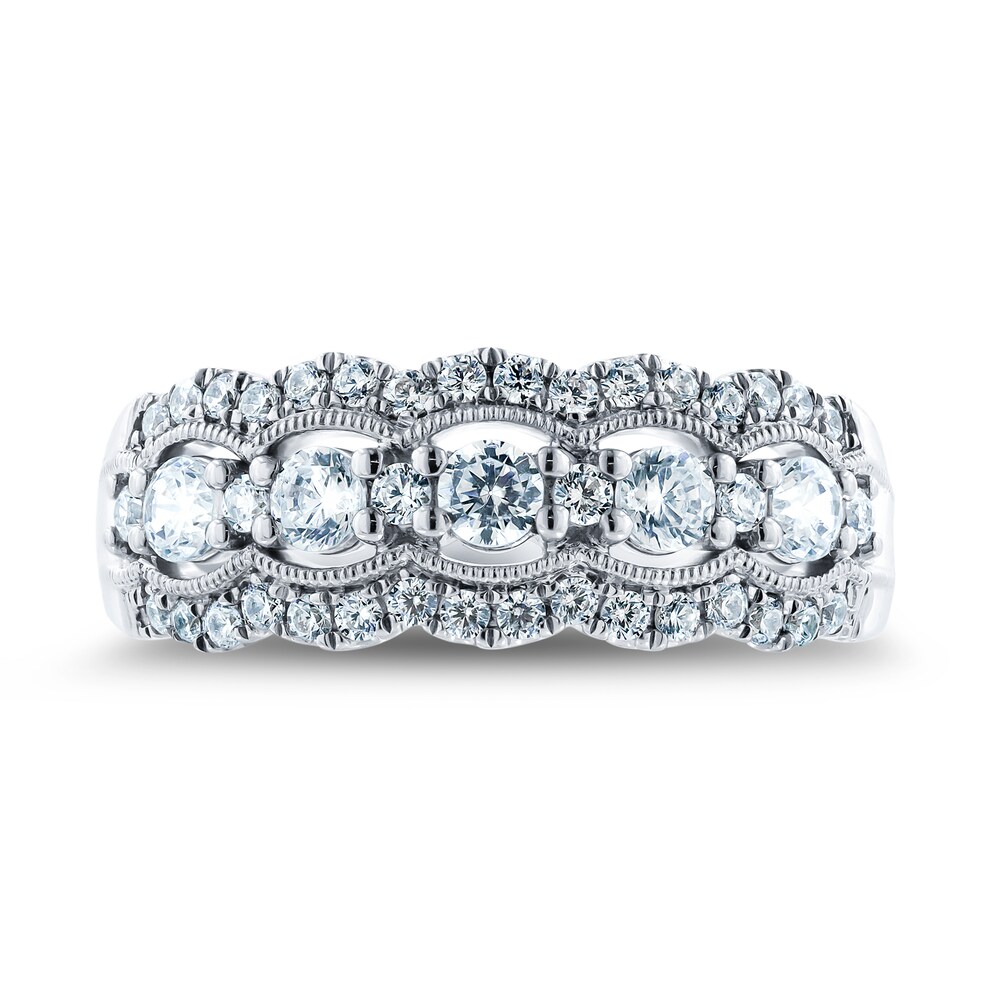 Diamond Anniversary Ring 3/4 ct tw Round 14K White Gold nRSVhorD Diamond Anniversary Ring 3/4 ct tw Round 14K White Gold nRSVhorD