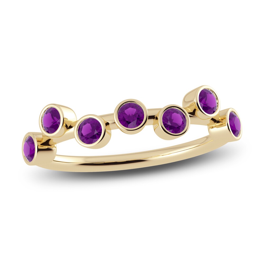 Juliette Maison Natural Amethyst Ring 10K Yellow Gold nYO73kVq Juliette Maison Natural Amethyst Ring 10K Yellow Gold nYO73kVq