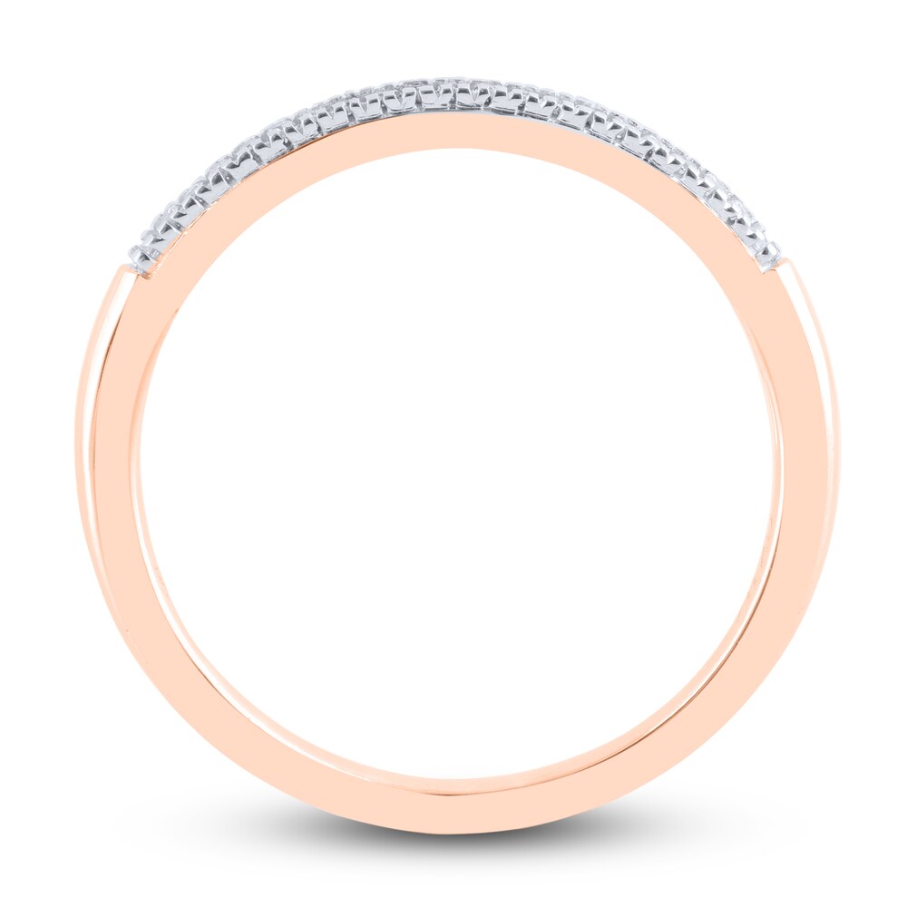 Diamond Stackable Anniversary Band 1/10 ct tw Round 14K Rose Gold nq238hUY Diamond Stackable Anniversary Band 1/10 ct tw Round 14K Rose Gold nq238hUY