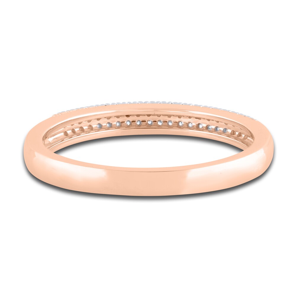 Diamond Stackable Anniversary Band 1/10 ct tw Round 14K Rose Gold nq238hUY Diamond Stackable Anniversary Band 1/10 ct tw Round 14K Rose Gold nq238hUY