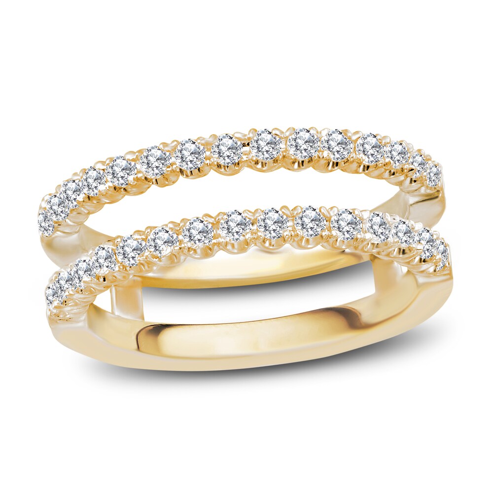 Diamond Enhancer Ring 1/2 ct tw Round 14K Yellow Gold nwtsS1eJ Diamond Enhancer Ring 1/2 ct tw Round 14K Yellow Gold nwtsS1eJ