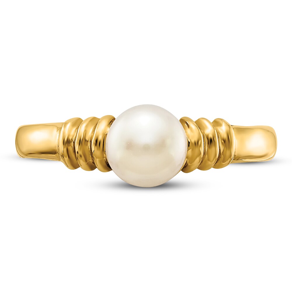 Cultured Freshwater Pearl Ring 14K Yellow Gold o0cS8Vk2 Cultured Freshwater Pearl Ring 14K Yellow Gold o0cS8Vk2