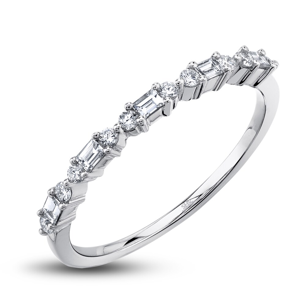 Shy Creation Diamond Ring 1/5 ct tw Round/Baguette 14K White Gold SC55020818 o3JagZ39 Shy Creation Diamond Ring 1/5 ct tw Round/Baguette 14K White Gold SC55020818 o3JagZ39