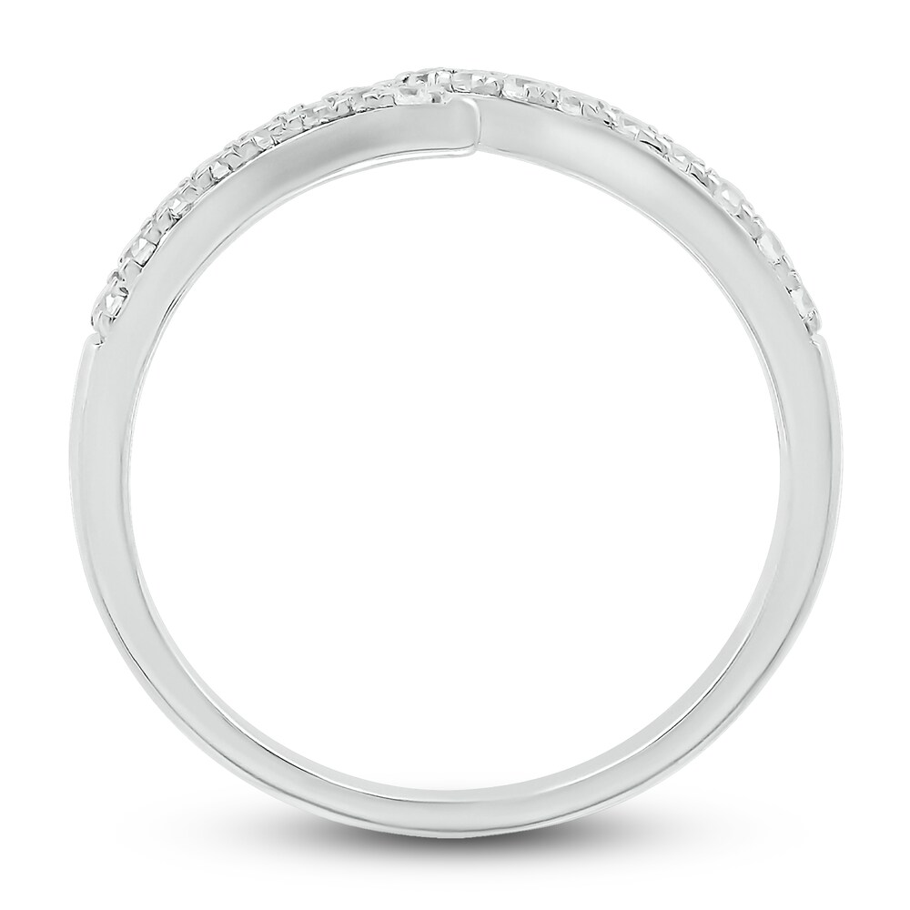 Diamond Bypass Ring 1/5 ct tw Round 10K White Gold oBS0O47B Diamond Bypass Ring 1/5 ct tw Round 10K White Gold oBS0O47B