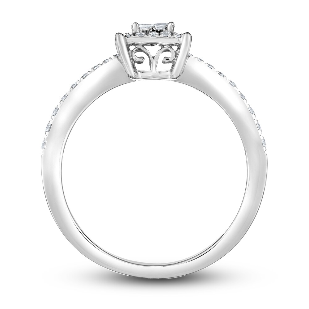 Diamond Ring 3/8 ct tw Round 14K White Gold oFPmqy16 Diamond Ring 3/8 ct tw Round 14K White Gold oFPmqy16