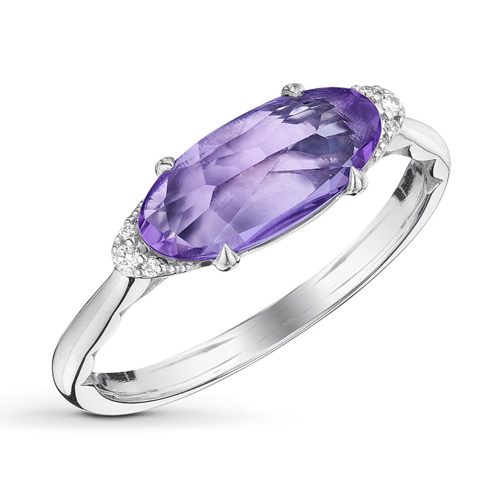 Tacori Amethyst Ring Diamond Accents Sterling Silver oVZlcnbO Tacori Amethyst Ring Diamond Accents Sterling Silver oVZlcnbO