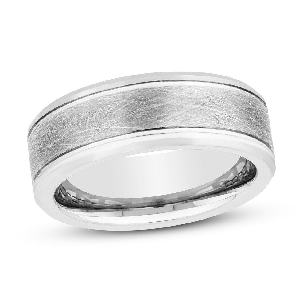 White Tungsten Carbide Wedding Band oWtzukYc White Tungsten Carbide Wedding Band oWtzukYc