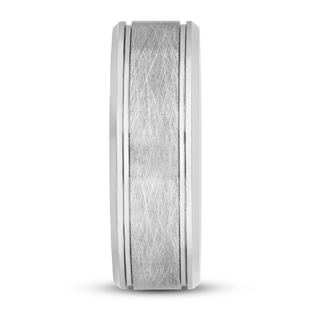 White Tungsten Carbide Wedding Band oWtzukYc White Tungsten Carbide Wedding Band oWtzukYc