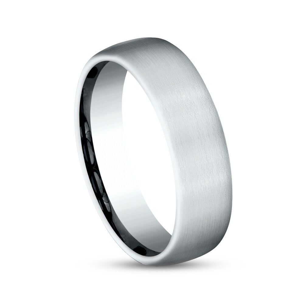 Satin Wedding Band 10K White Gold 6.5mm obz8fpUU Satin Wedding Band 10K White Gold 6.5mm obz8fpUU