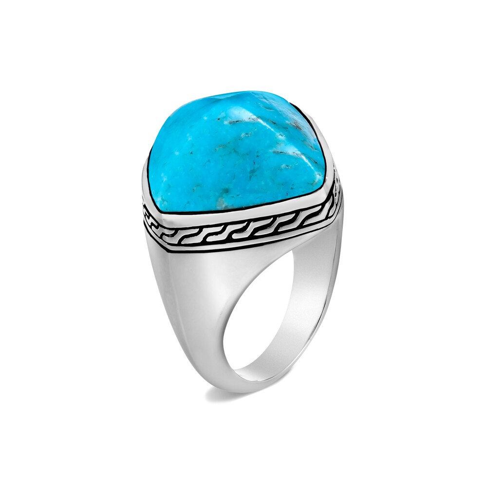 John Hardy Classic Chain Sugarloaf Ring Turquoise Sterling Silver ofdJcLTG John Hardy Classic Chain Sugarloaf Ring Turquoise Sterling Silver ofdJcLTG