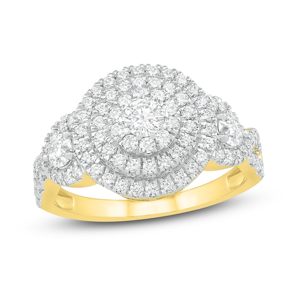 Diamond Ring 1 ct tw Round 14K Yellow Gold ogRkBE47 Diamond Ring 1 ct tw Round 14K Yellow Gold ogRkBE47