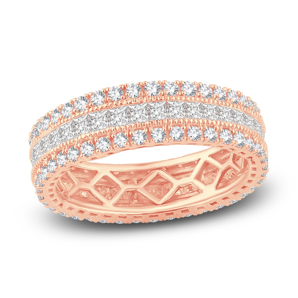 Diamond Eternity Ring 2 ct tw Round 14K Rose Gold ot8E6DGm Diamond Eternity Ring 2 ct tw Round 14K Rose Gold ot8E6DGm