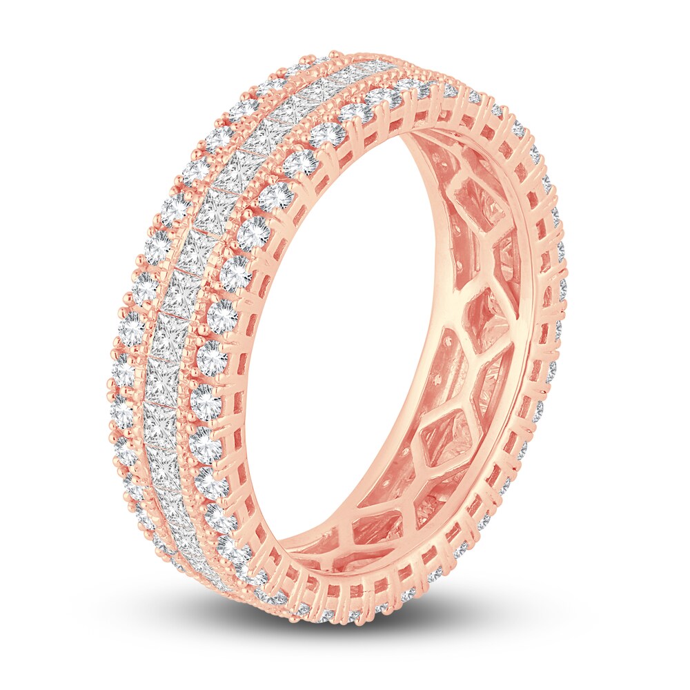 Diamond Eternity Ring 2 ct tw Round 14K Rose Gold ot8E6DGm Diamond Eternity Ring 2 ct tw Round 14K Rose Gold ot8E6DGm
