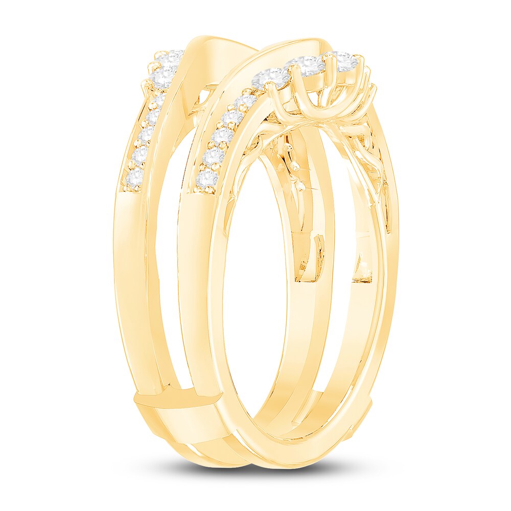 Diamond Enhancer Ring 5/8 ct tw Round 14K Yellow Gold ox7WOUAx Diamond Enhancer Ring 5/8 ct tw Round 14K Yellow Gold ox7WOUAx