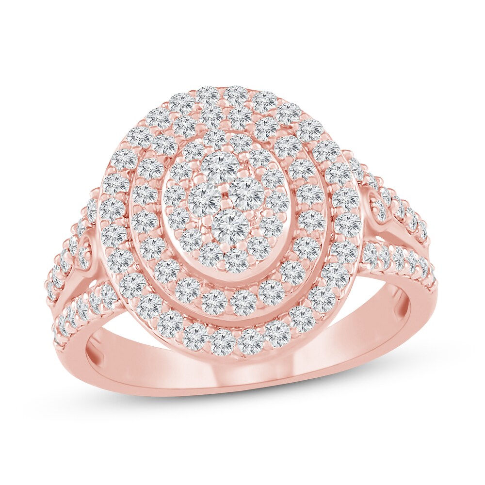 Diamond Ring 1 ct tw Round 10K Rose Gold p6GICQSb Diamond Ring 1 ct tw Round 10K Rose Gold p6GICQSb