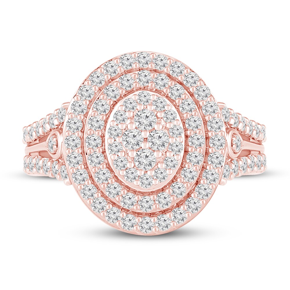 Diamond Ring 1 ct tw Round 10K Rose Gold p6GICQSb Diamond Ring 1 ct tw Round 10K Rose Gold p6GICQSb