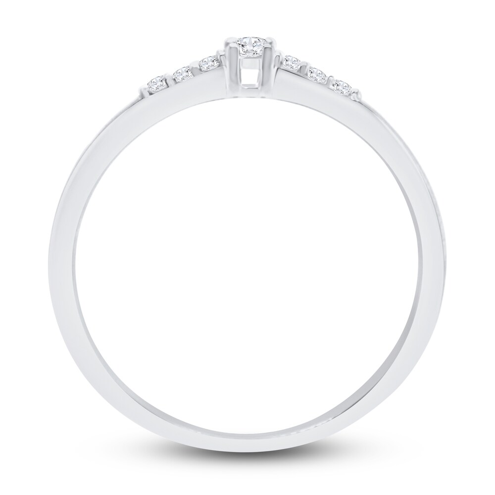 Diamond Ring 1/10 ct tw Round 10K White Gold p7RWyo7U Diamond Ring 1/10 ct tw Round 10K White Gold p7RWyo7U