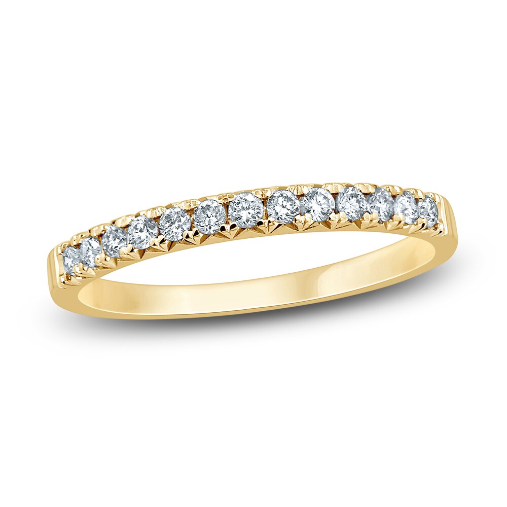 French Pave Diamond Wedding Band 1/4 ct tw Round 14K Yellow Gold pDFzXsaM French Pave Diamond Wedding Band 1/4 ct tw Round 14K Yellow Gold pDFzXsaM