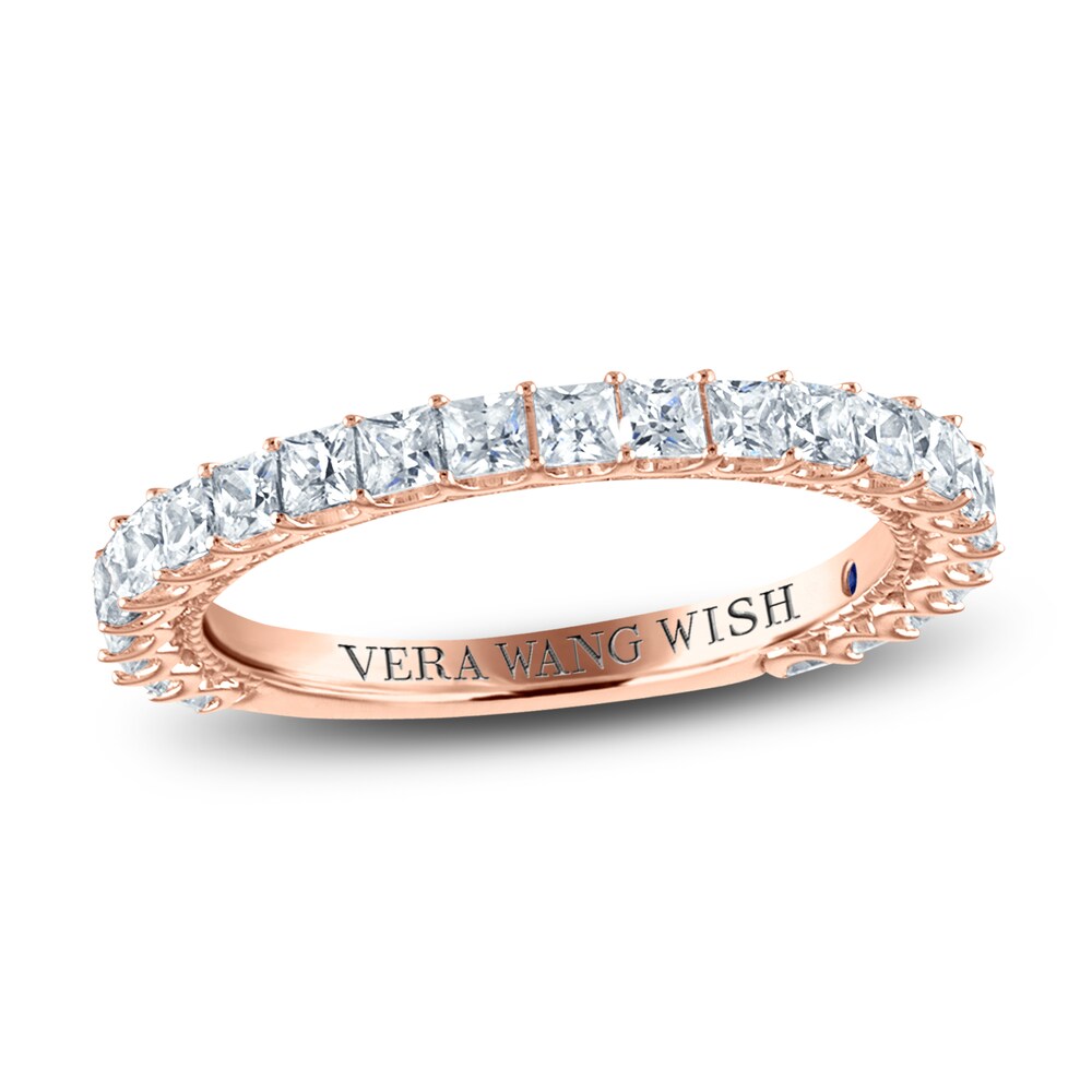 Vera Wang WISH Diamond Wedding Band 1 ct tw Princess-cut 18K Rose Gold pDvA5VzP Vera Wang WISH Diamond Wedding Band 1 ct tw Princess-cut 18K Rose Gold pDvA5VzP